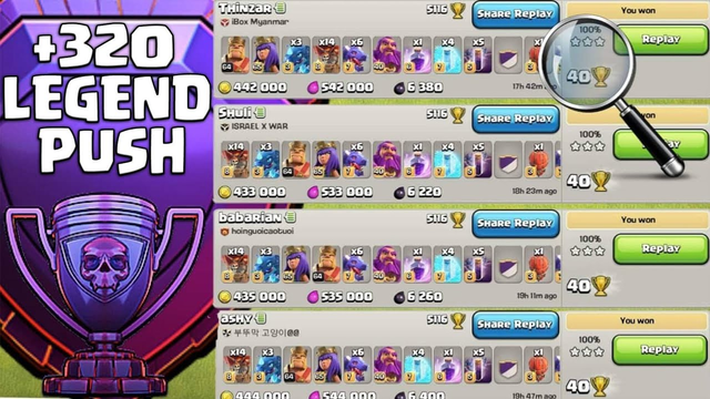 Legend Push - New Air Strategy 2019 - Hit To Top - 3star TH12 Legend Base - Clash Of Clans