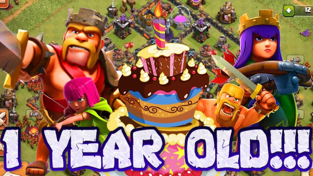 IT'S OUR FIRST BIRTHDAY!!! TOWN HALL 10 GOBLIN FARMING!!! - CLASH OF CLANS