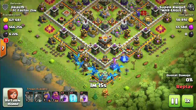 You can attack like this with ELECTRO || CLASH OF CLANS