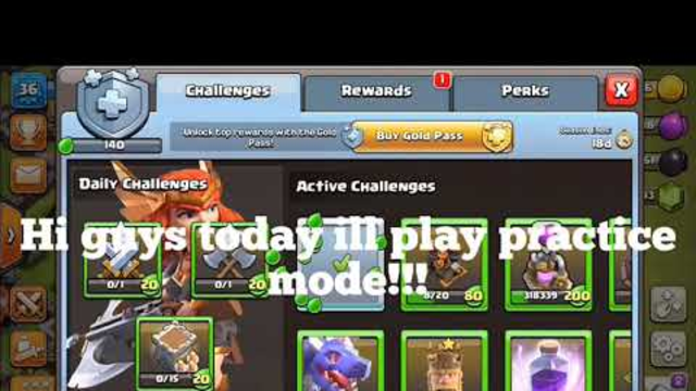 Clash of clans-practice mode gameplay!!!