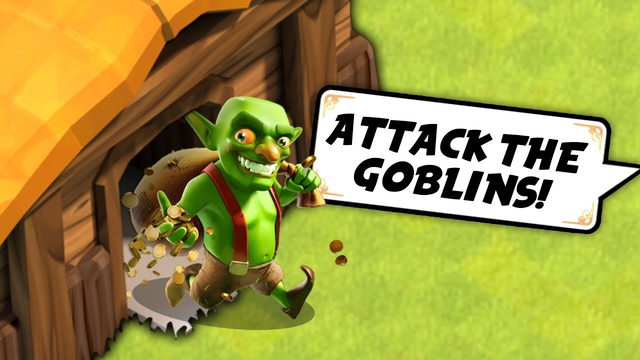 Destroying Goblin Villages! - Clash of Clans #1
