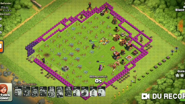 Clash of Clans. (Looting the farm)