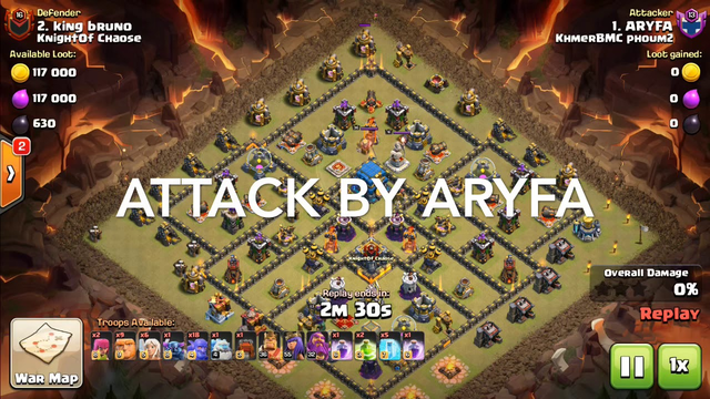 clash of clans attack 3star th 12