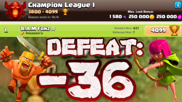 HEARTBREAKING FAIL??? BARCH TO LEGENDS EPISODE 7!!! - CLASH OF CLANS