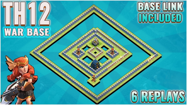 NEW Best TownHall 12 (TH12) War Base | Clan War League Base 2019 (Clash of Clans)