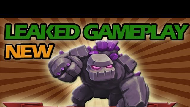 LEAKED MAX LEVEL 5 CRYSTAL GOLEM GAMEPLAY! Clash Of Clans!