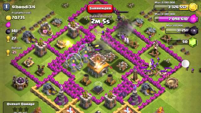 Clash of Clans  ATTACK STRATEGY barbarians and archers pt.9