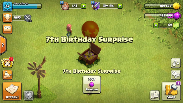 Opening 7th Anniversary Surprise - Clash Of Clans
