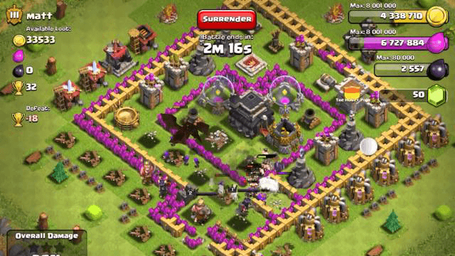 Clash of Clans  ATTACK STRATEGY killing TH9