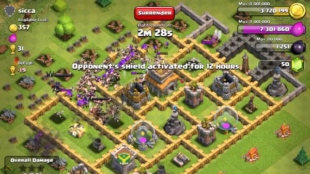 Clash of Clans  ATTACK STRATEGY barbarians and archers pt.10