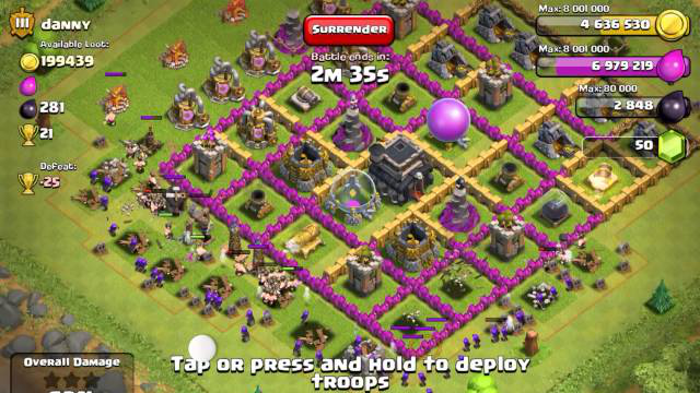 Clash of Clans  ATTACK STRATEGY barbarians and archers pt.8