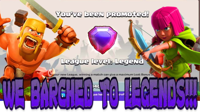 WE GOT TO LEGEND LEAGUE USING ONLY BARCH!!! BARCH TO LEGENDS EPISODE 12!!! - CLASH OF CLANS