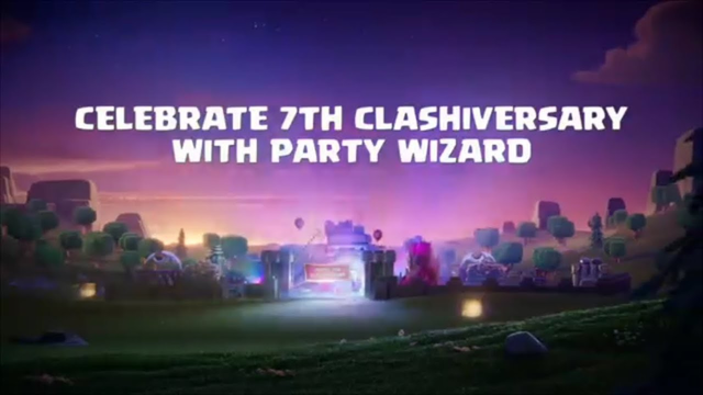 Party Warden + Party Song 7th Clashiversary! (Clash of Clans)