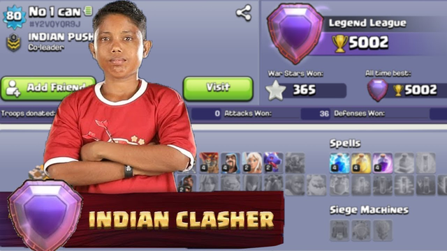 Asia's Best TH7 Pusher | Clash of Clans - COC