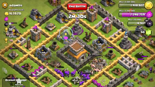 Clash of Clans  ATTACK STRATEGY barbarians and archers pt.5