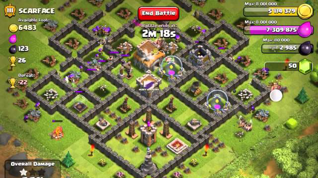Clash of Clans  ATTACK STRATEGY barbarians and archers pt.7