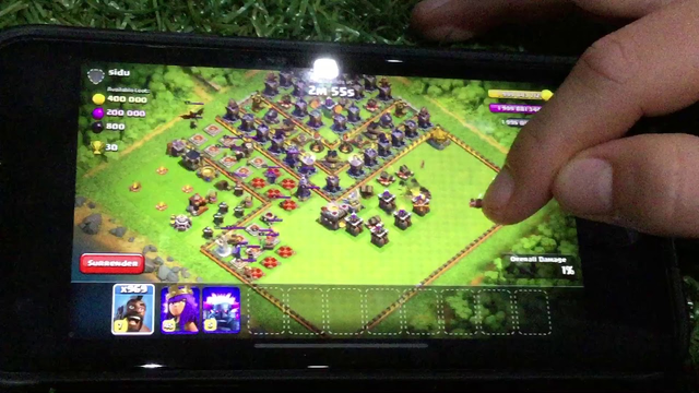 500 JOG RIDERS ATTACK on clash of clans
