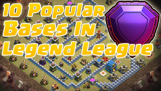 10 Popular Bases In Legend League + Links #2 | Clash of Clans