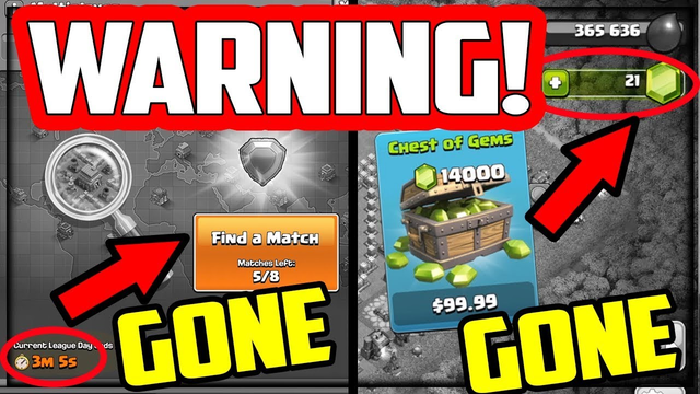 14,000 Gems MISSING, NO TIME LEFT - Clash of Clans - I PANICKED