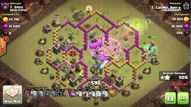 Clash of Clans: Queen Walk + GoBoWitch