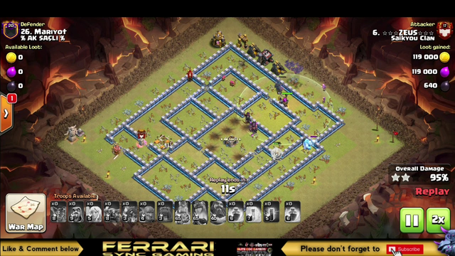 TH12 Ground Attacks Strategy - Peboho Pekkabobat GoBoHo - Clash of Clans | Ferrari |