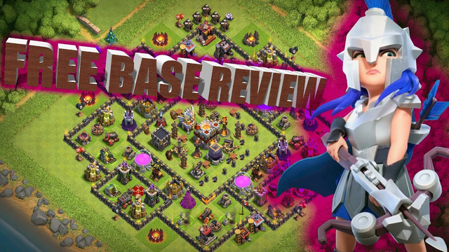 Clash Of Clans- FREE BASE REVIEWS Live War Come NOW 5v5
