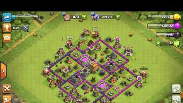 This is the best army to attack with. (Clash of clans) gameplay.