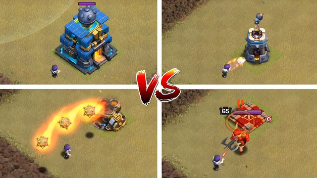 MAX PARTY WIZARD vs ALL MAX DEFENCES | CLASH OF CLANS |