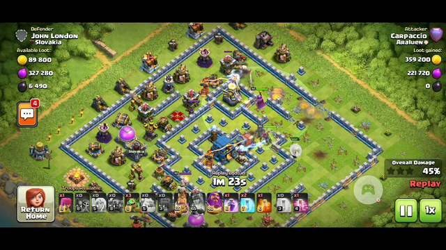 18 - Clash of Clans 3 stars Town hall 12 maxed