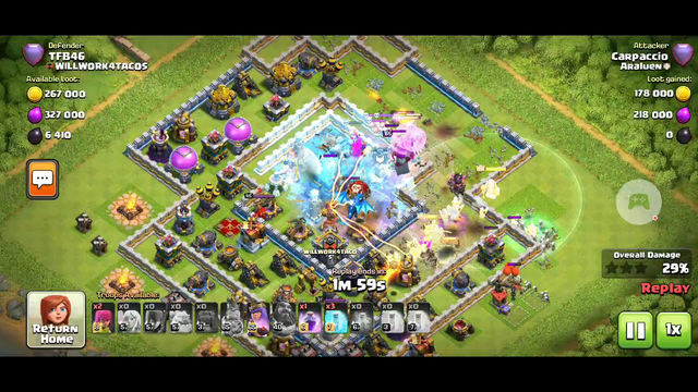 16 - Clash of Clans 3 stars Town hall 12 maxed