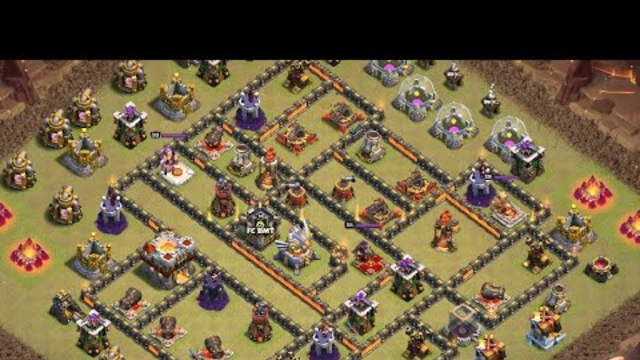 TH11 Queen Charge Dra War Attack Strategy Clash of Clans