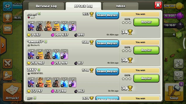Attack of town hall 7 coc