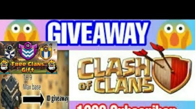 CLAN ND ID GIVEAWAY! Clash of Clans 2019 Giveaway!