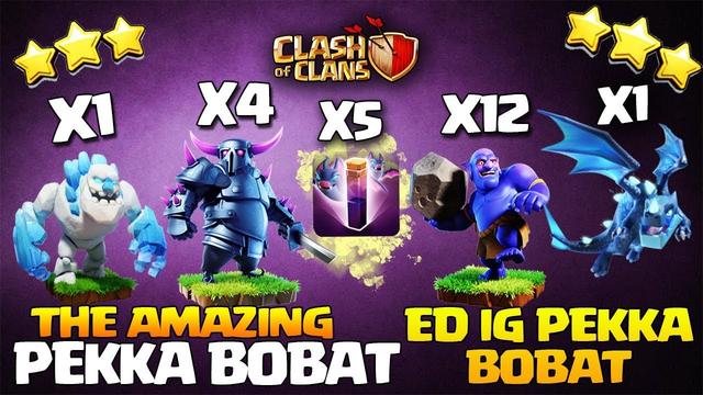 Most Powerful Attack Strategy Th11 Ed IG Pekka BoBat* Best Th11 3 star attack Clash Of Clans