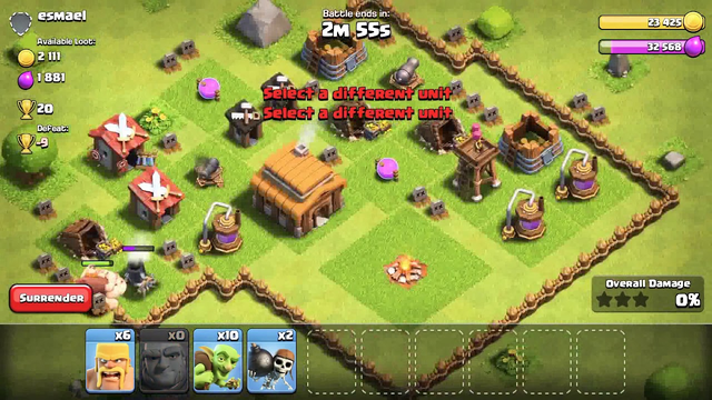 First clash of clans video(Wong Jie)