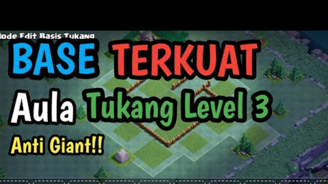 Strategi Aula Tukang Level 3 |Anti Bintang 2|Clash of clans