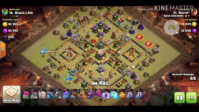 reaction time Clash of clans