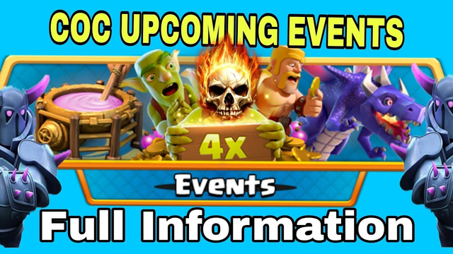 Coc Upcoming Events Confirm Leaks And Rewards - CLash of Clans Upcoming New events rewards Info-Coc