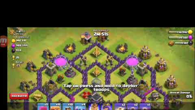 Clash of clans one of the best attacks in world