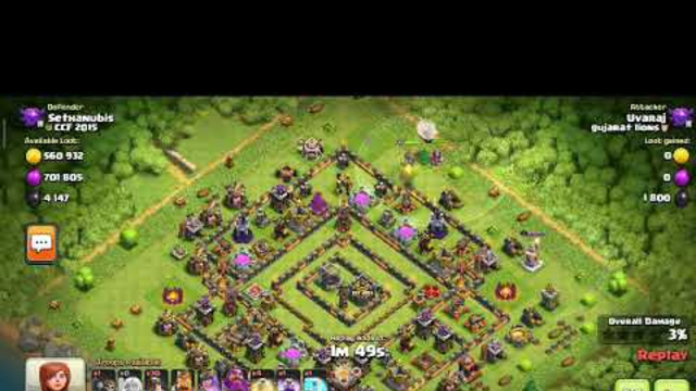 Clash of clans games video 11th attack