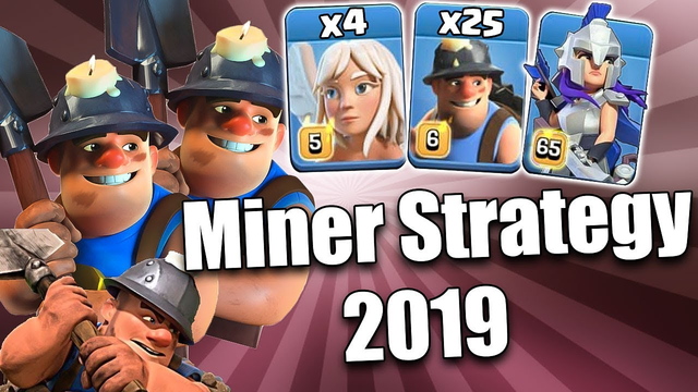 Queen Walk Miner Strategy 2019! Best Miner Army For TH12 War Attack | Clash Of Clans