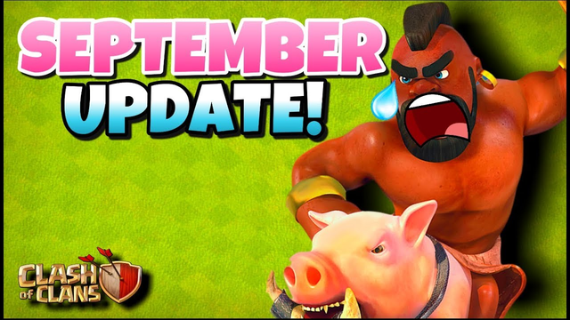 Clash Of Clans September Update! Hogs NERFED Golemite BUFFED