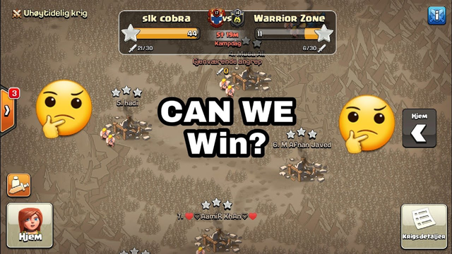MY FIRST CLAN WAR CHALLENGE-- CAN WE WIN? Clash of clans