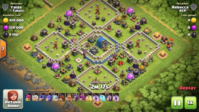 RCP CLAN th12 attack 3 star!! Bowitch / Rebecca clash of clans