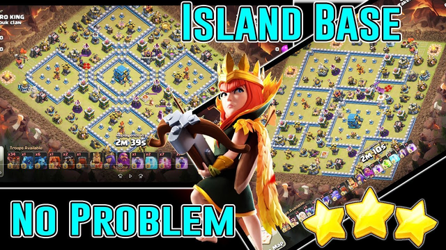 EASY 3-STAR ATTACK ISLAND RING BASE - AIR & GROUNDS STRATEGY SMASH TH12 ( Clash of Clans )