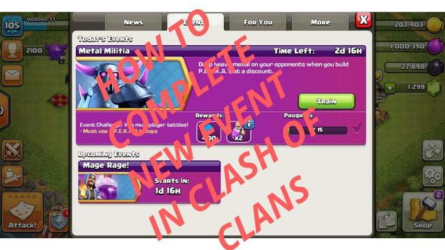 HOW TO COMPLETE  NEW EVENT IN CLASH OF CLANS | COC | HARSHIL GAMER|
