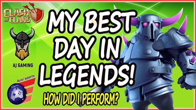 Best Day In Legends League I Clash of Clans I AJ Gaming