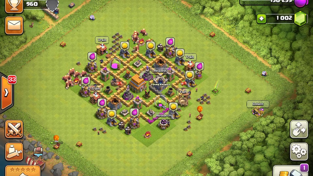 When you leave your village in clash of clans for a month..