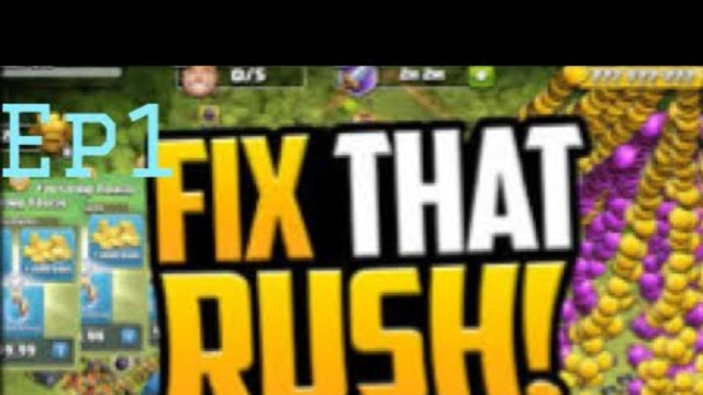 Fixing my rushed base(clash of clans) ep1