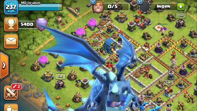 NOW Electro Dragon is Last hope.. |clash of clans| 2019 Legend Pushing